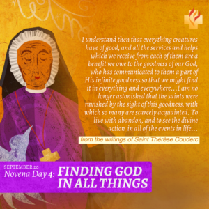 20 September | Novena Day 4: Finding God in All Things