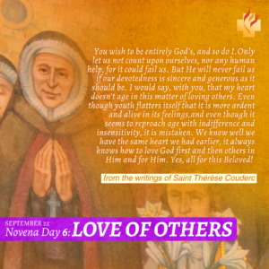 22 September | Novena Day 6: Love of Others