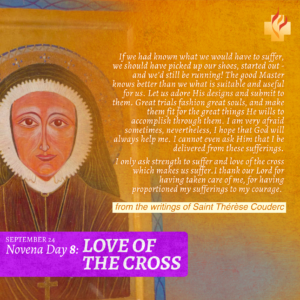 24 September | Novena Day 8: Love of the Cross