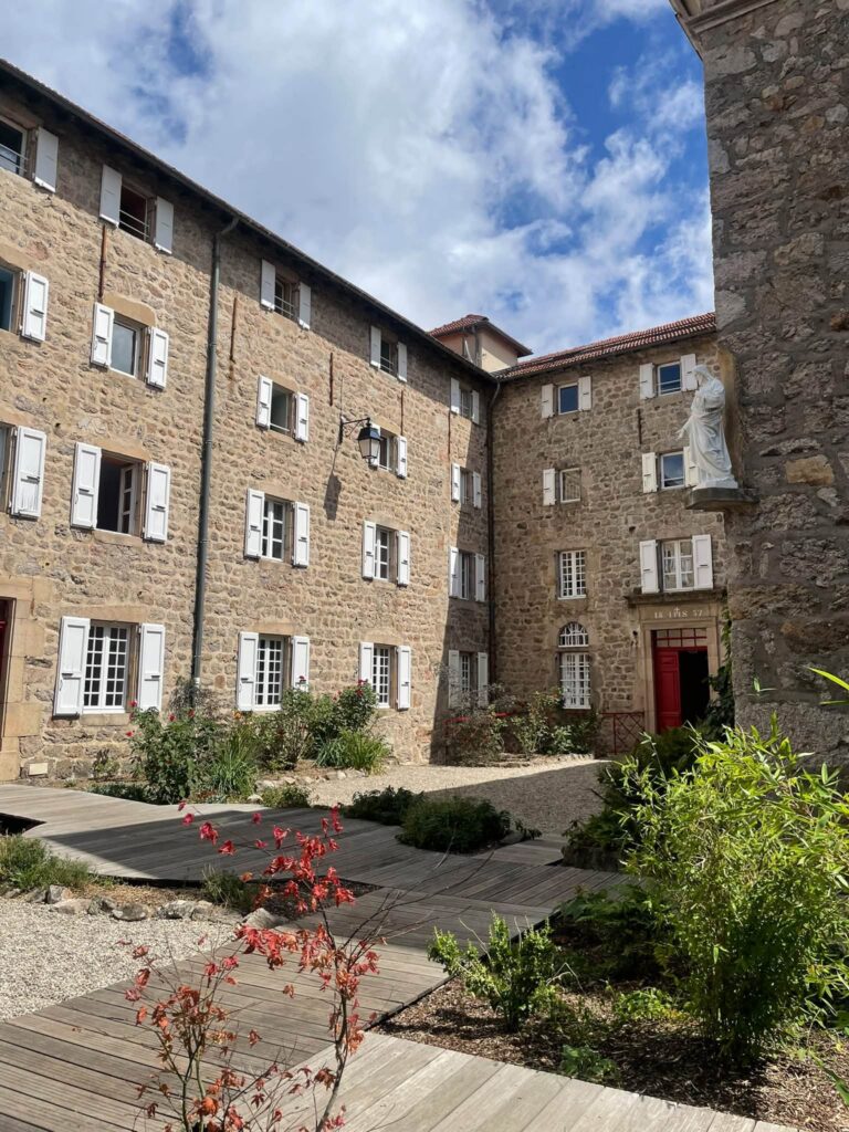 In 2018, after a period of prayer and discernment, the mission of the Cenacle in Lalouvesc was concluded. The property was acquired by the Association Propolis and transformed the place into a training and reception center focused on integral ecology, environmental education, and community living.